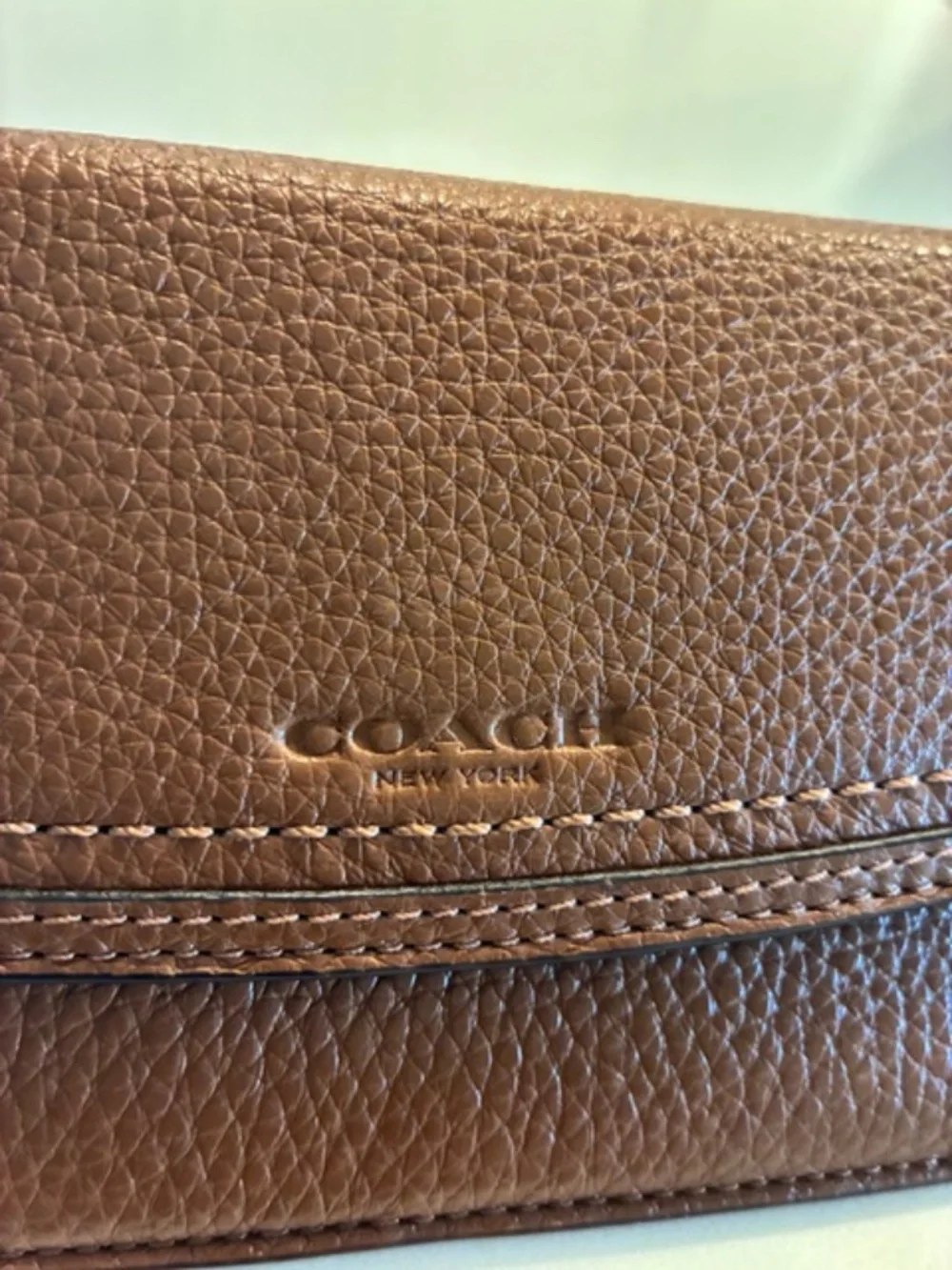Coach womens leather